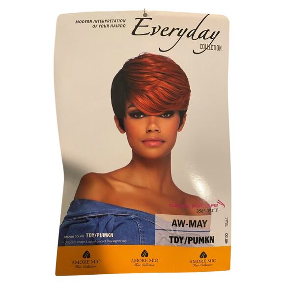 Fierce Boy Cut Pixie Wig Synthetic Amore Mio Everyday TDY/PUMKN - NRFB - A958W - Picture 6 of 7